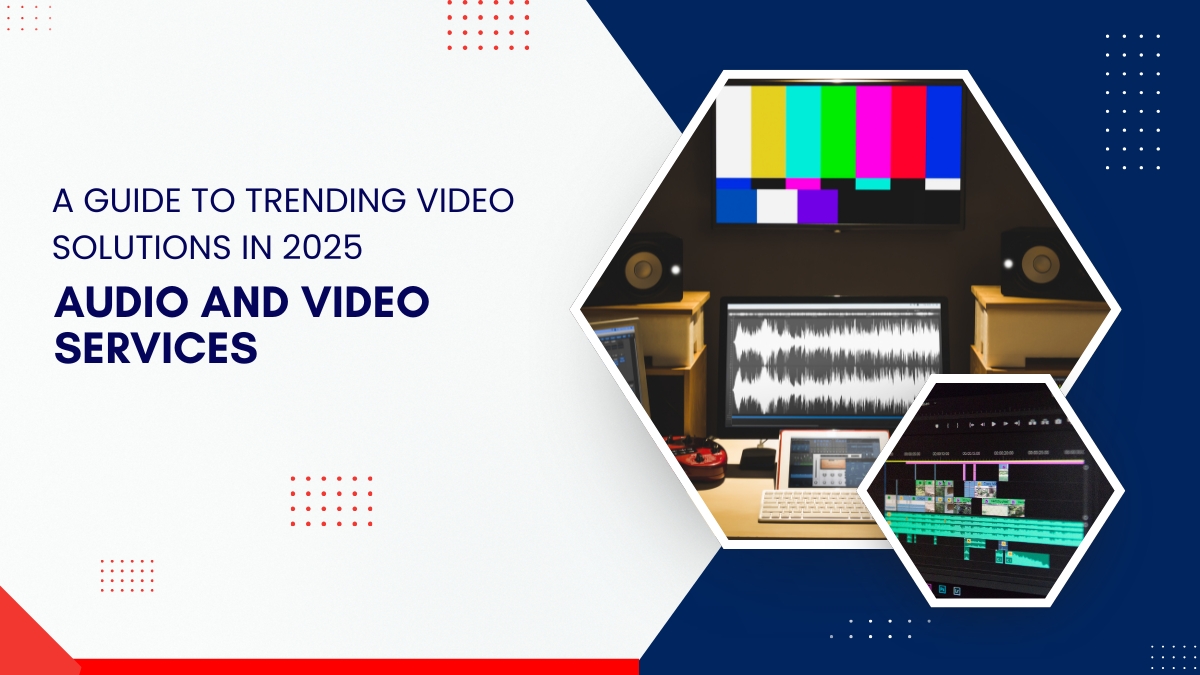 Audio and video editing studio setup with 2025 video solutions guide