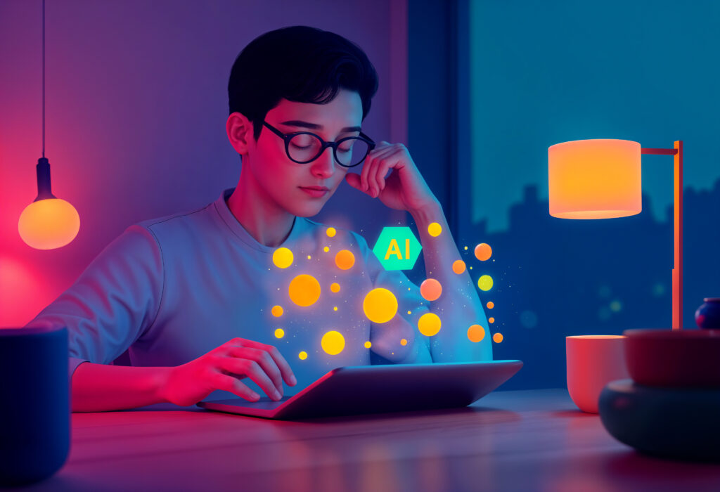 technology hologram illustrated