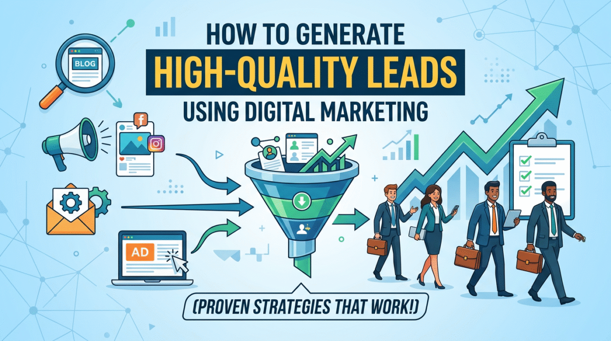 Learn how to generate high-quality leads using digital marketing strategies like SEO, PPC, social media, and AI tools. Boost conversions with Quantamo.